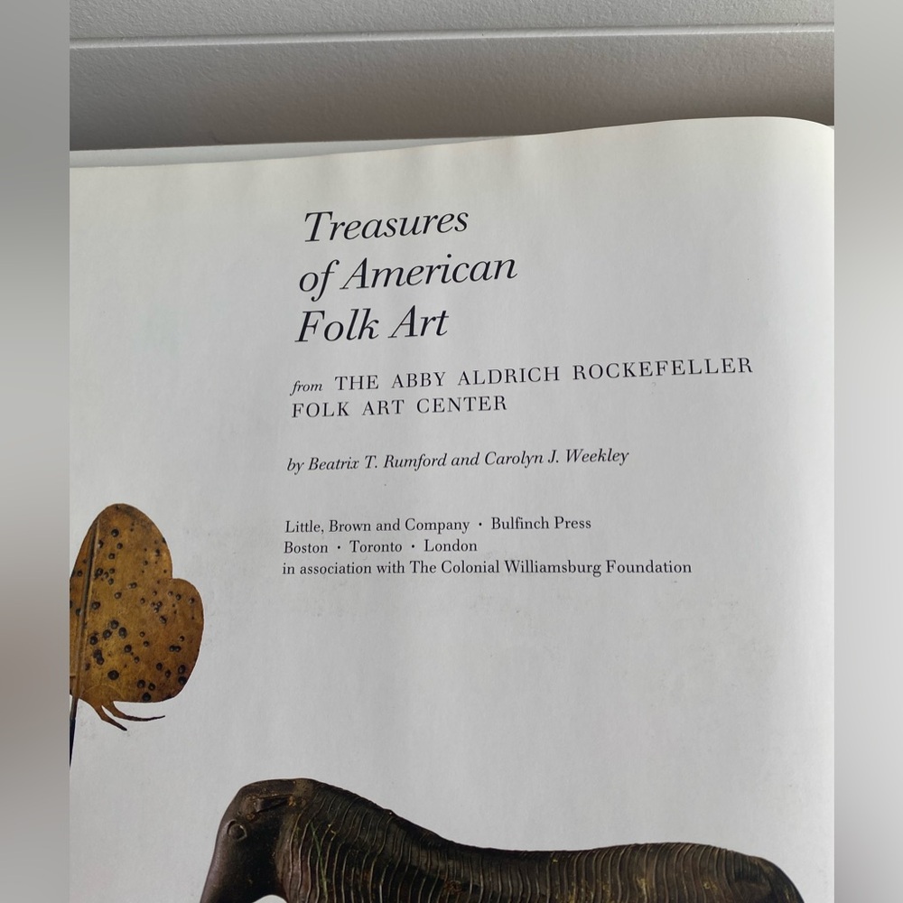 Treasures of American Folk Art From the Abby Aldrich Rockefeller Centre Book - Picture 5 of 17
